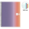 Cahier - A4 - Petits carreaux - Spirale - 120 pages - Couverture polypro - Miquelrius