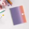 Cahier - A4 - Petits carreaux - Spirale - 120 pages - Couverture polypro - Miquelrius