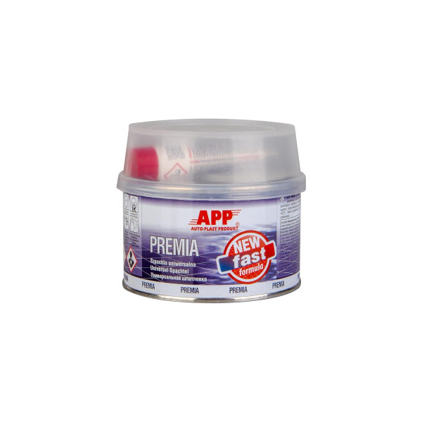 photo-Mastic polyester - Universel - Pour réparation plastique, métal, carrosserie - Jaune clair - APP - 600g