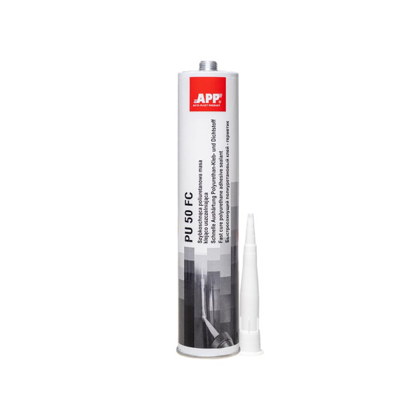 photo-Colle mastic - Polyuréthane flexible - Collage métal/verre - Etanche - Blanc - APP - 310ml