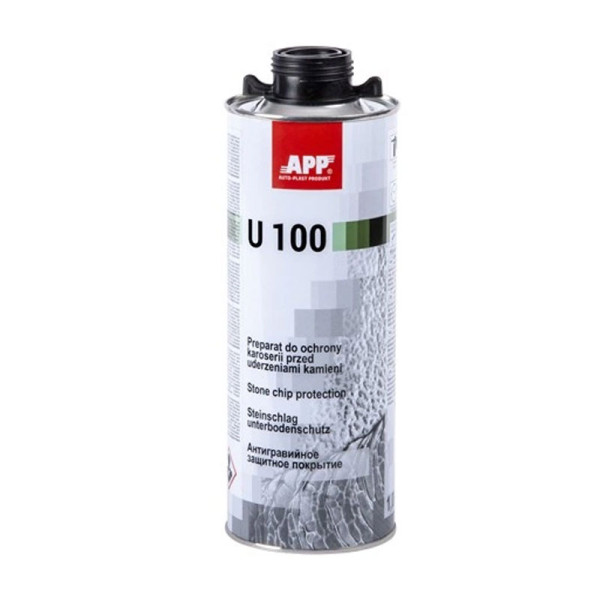 Bidon anti-gravillon noir APP U100 1 L pour bas de caisse
