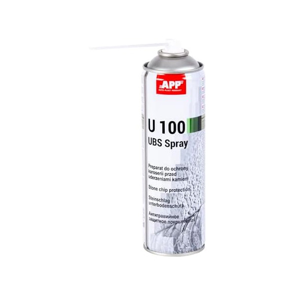 Protection bas de caisse - Noir - Anti gravillon - Protection voiture - APP U100 - 500ml
