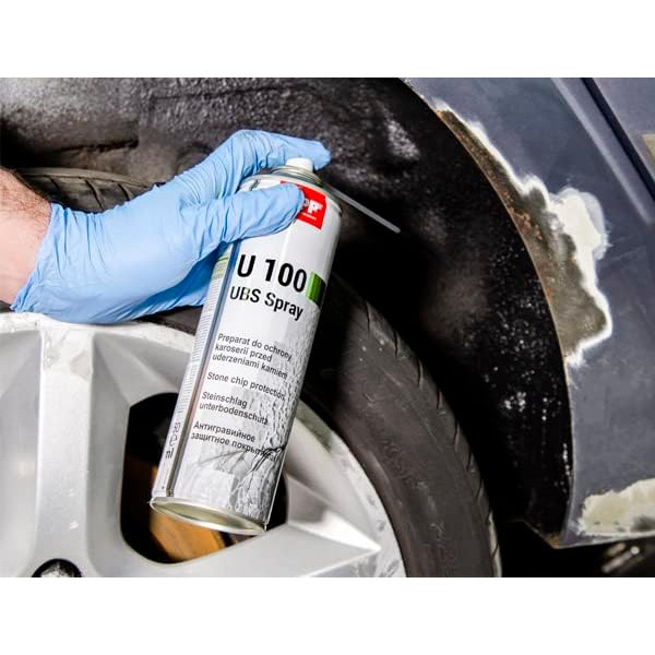 Protection bas de caisse - Noir - Anti gravillon - Protection voiture - APP U100 - 500ml