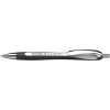 Stylo à bille - Encre bleue - Pointe large - Corps blanc/noir - Rétractable - Schneider Slider Rave
