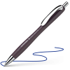 Stylo à bille - Encre bleue - Pointe large - Corps prune - Rétractable - Schneider Slider Rave