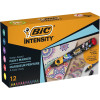 photo-12 marqueurs - Peinture à base d'eau - Pointe ogive - Tous supports - BIC Intensity