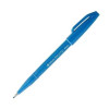photo - Feutre - Bleu ciel - Encre aquarellable - Pointe pinceau - Dessin - Croquis - Pentel