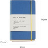Carnet - Bleu -  90x142mm - 192 pages - 80g - Miquelrius