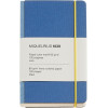 photo - Carnet - Bleu -  90x142mm - 192 pages - 80g - Miquelrius