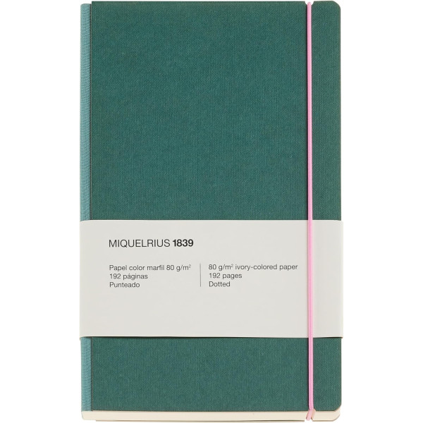 Photo - Carnet - Vert - A5 - 192 pages - 80g - Miquelrius