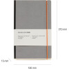 Carnet - Gris - A5 - 192 pages - 80g - Miquelrius