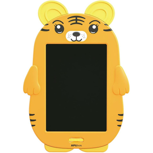 Tablette à dessin - Écran LCD 8,5 pouces - Avec stylet - Effaçable - Forme de Tigre - Apli Kids