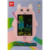 photo - Tablette à dessin - Écran LCD 8,5 pouces - Avec stylet - Effaçable - Forme de Lapin - Apli Kids