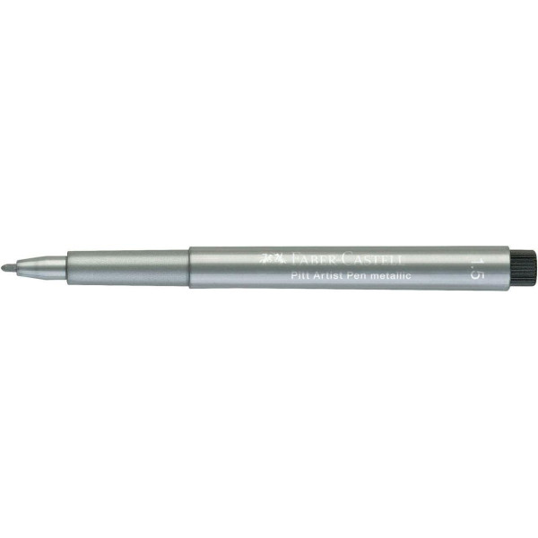 photo - Feutre à dessin - Pointe conique 1,5 mm - Argent - Pitt Artist - Faber-Castell
