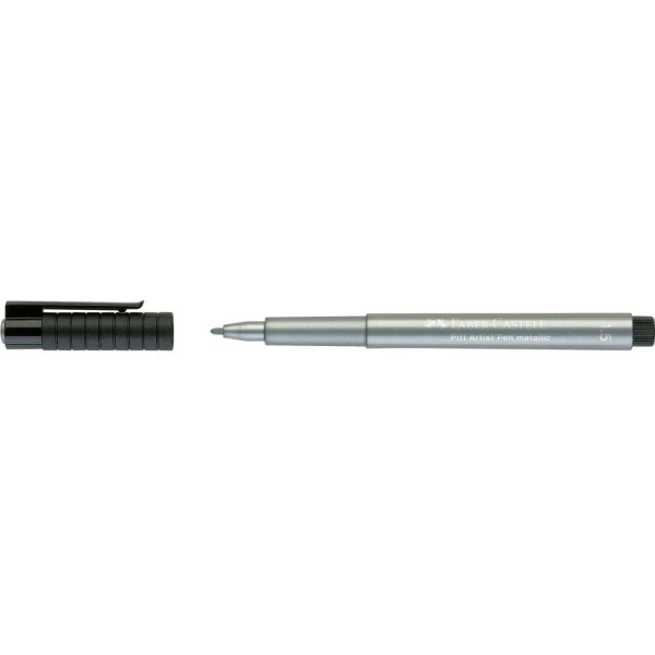 Feutre à dessin - Pointe conique 1,5 mm - Argent - Pitt Artist - Faber-Castell