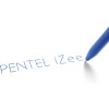 Stylo à bille - Rétractable - Bleu - Pointe moyenne 1mm - Pentel Izee