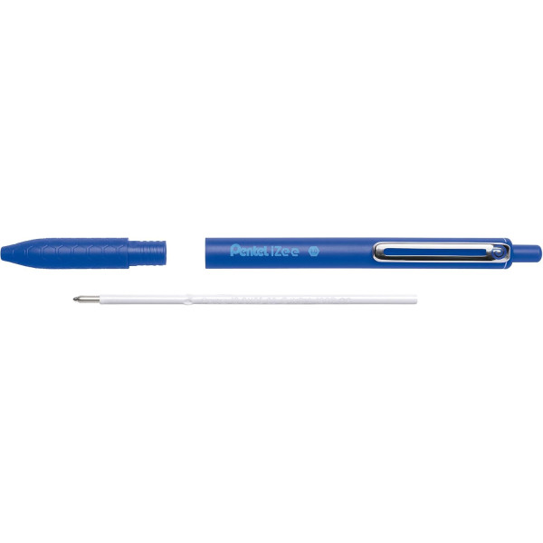 Stylo à bille - Rétractable - Bleu - Pointe moyenne 1mm - Pentel Izee