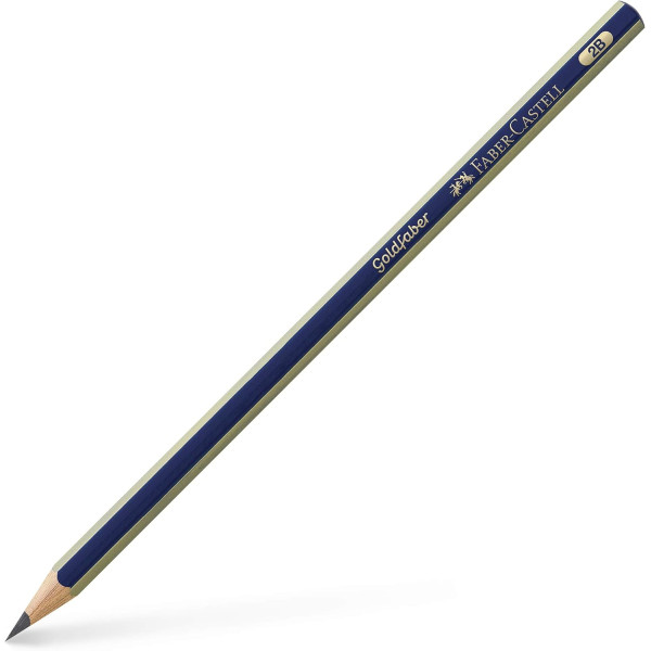 Crayon graphite - 2B - Gris - Goldfaber 1221 - Faber-Castell