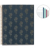 Cahier - A5 - Petits carreaux - Spirales - Couverture rigide - 100 feuilles - Miquelrius