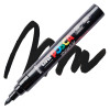 Marqueur POSCA - Noir - Pointe brush - PC5BR - Tous supports