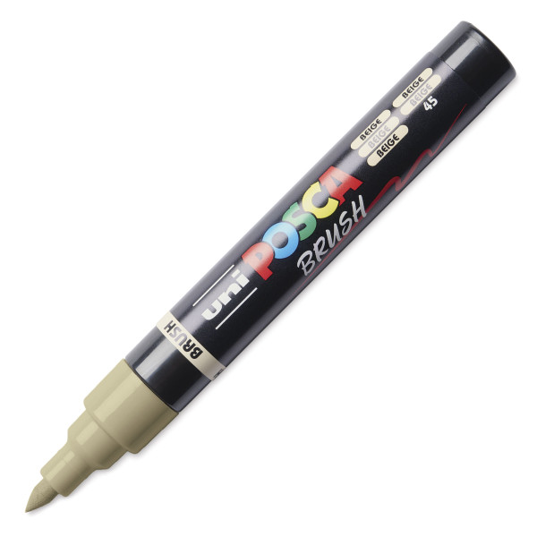 photo-Marqueur POSCA - Beige - Pointe brush - PC5BR - Tous supports