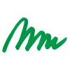 Marqueur POSCA - Vert foncé - Pointe brush - PC5BR - Tous supports