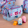 Trousse - 3 compartiments - Rectangulaire - Avec rabat - Scolaire - 13x24x10 - Milan