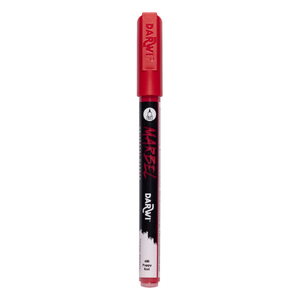 photo-Marqueur - Peinture acrylique - Rouge - Permanent - Pointe 0,7mm - Marbel - Darwi