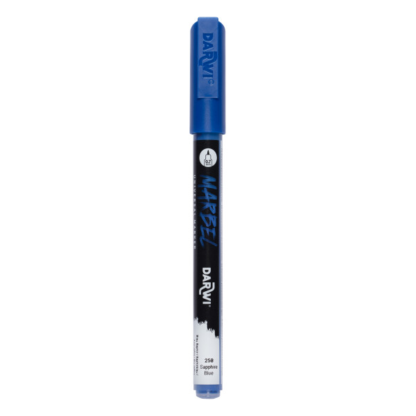photo-Marqueur - Peinture acrylique - Bleu saphir - Permanent - Pointe 0,7mm - Marbel - Darwi