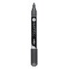 Marqueur - Peinture acrylique - Anthracite - Permanent - Pointe ronde 1mm - Marbel - Darwi