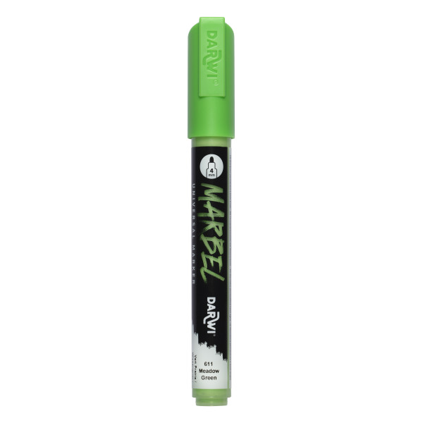photo-Marqueur - Peinture acrylique - Vert prairie - Permanent - Pointe ronde 1mm - Marbel - Darwi