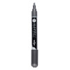 Marqueur - Peinture acrylique - Anthracite - Permanent - Pointe biseautée 6mm - Marbel - Darwi
