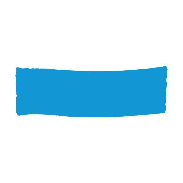 Marqueur - Peinture acrylique - Bleu - Permanent - Pointe rectangulaire 15mm - Marbel - Darwi
