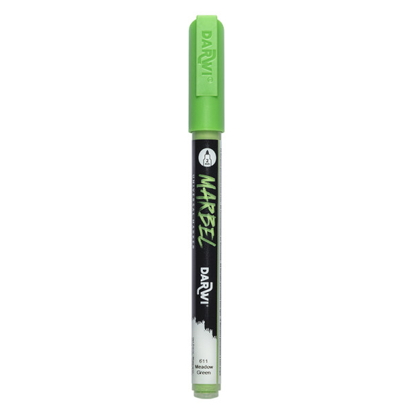 photo-Marqueur - Peinture acrylique - Vert prairie - Permanent - Pointe fine 2mm - Marbel - Darwi