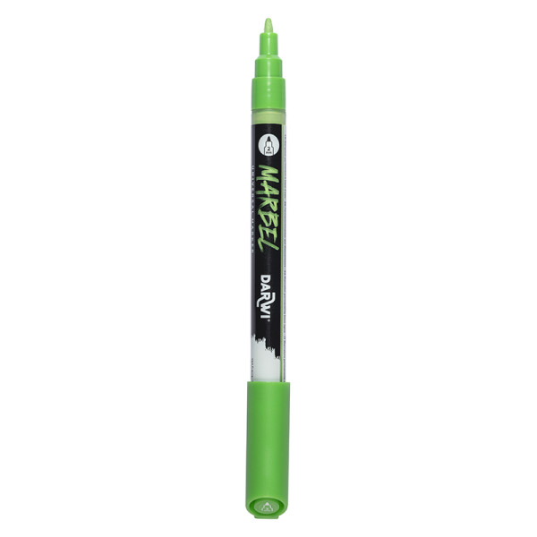 Marqueur - Peinture acrylique - Vert prairie - Permanent - Pointe fine 2mm - Marbel - Darwi