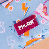 Trousse - 3 compartiments - Scolaire - Rectangulaire - 22x11x6,5cm - Milan