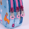 Trousse - 3 compartiments - Scolaire - Rectangulaire - 22x11x6,5cm - Milan