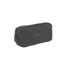 photo-Trousse - 3 compartiments - Noir - Scolaire - Rectangulaire - 22x11x6,5 - Milan