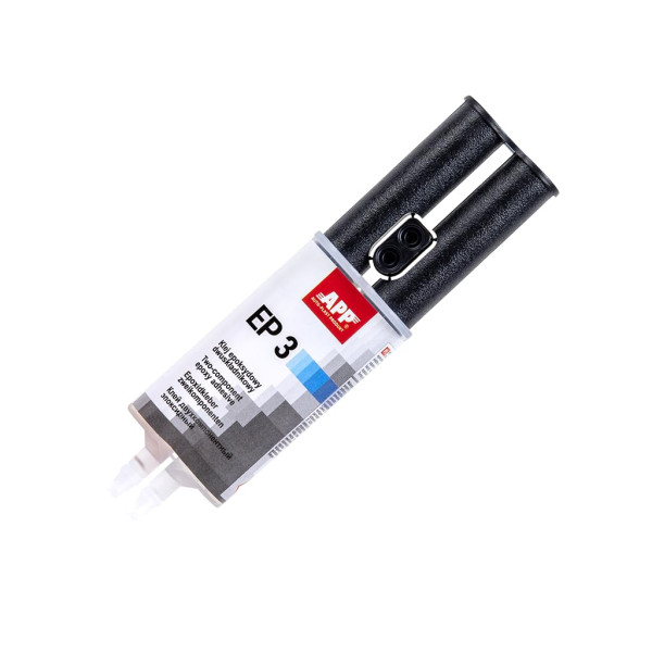 Colle - Epoxy - Bi-composant - Durcisseur inclus - Transparente - Métal, béton, verre, bois - APP