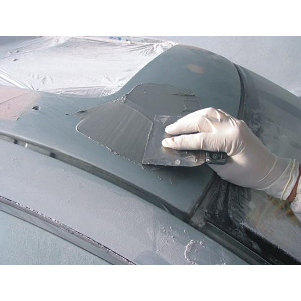Mastic - Polyester - Aluminium - Pour carrosserie - Industrie - Pot 600g - APP