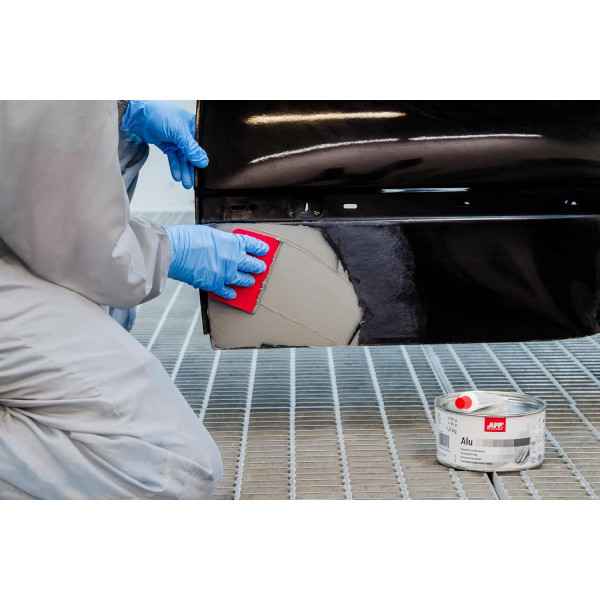 Mastic - Polyester - Aluminium - Pour carrosserie - Industrie - Pot 1,8kg - APP