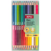 photo-Crayons de couleurs - Double pointe - 24 couleurs vives - Scolaire - Coloriage - Apli Kids