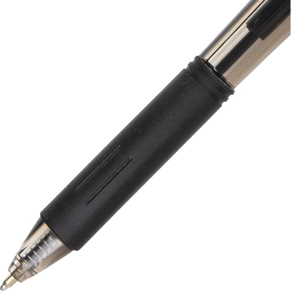Stylo bille - Noir - Rétractable - Pointe large 1mm - Ergonomique - Pentel - Wow !