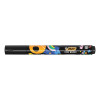 Marqueur - Noir - Peinture à base d'eau - Pointe ogive - Tous supports - BIC Intensity