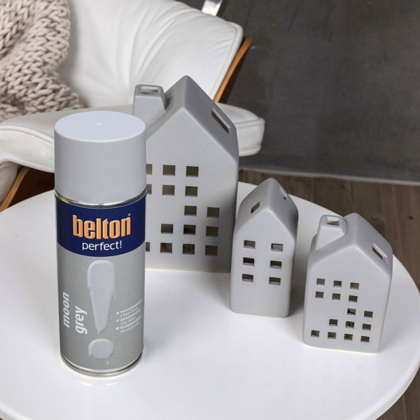 Photo - Bombe de peinture - Gris lune - Tous supports - Belton Perfect! - 400ml
