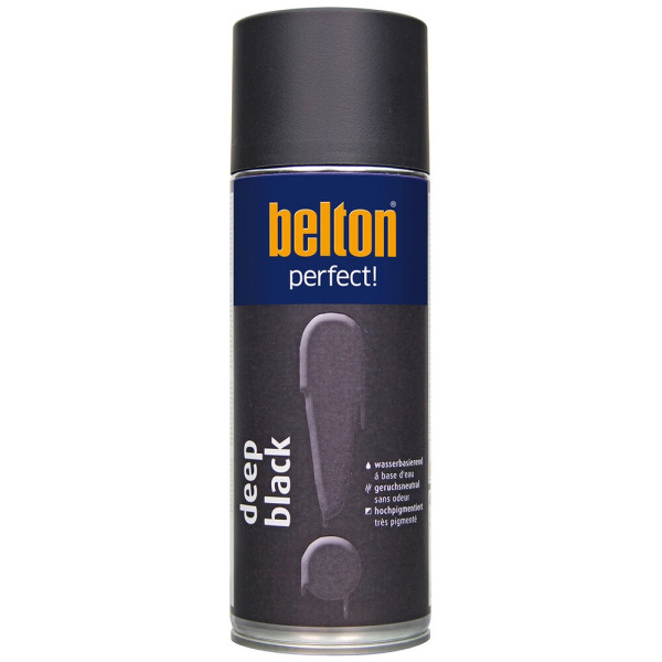 photo - Bombe de peinture - Noir profond - Tous supports - Belton Perfect! - 400ml