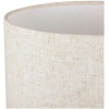 Lampe à poser - Métal et lin - Beige et doré - 45x24 cm - Déco