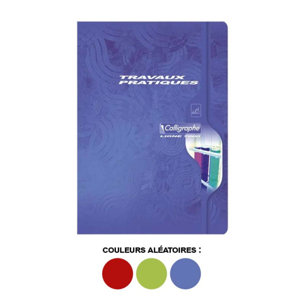Cahier de travaux pratiques - A4 - Grands carreaux - 96 pages - Couverture en carton - Sans spirale - Clairefontaine