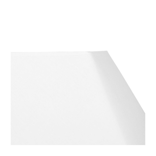 Abat-jour - Carré - Blanc - Pour lampe - Base 32,5 cm - Culot E27 avec réducteur