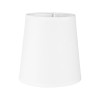 photo - Abat-jour - Conique - Blanc - Pour lampe - Base 15 cm - Culot E14 avec réducteur